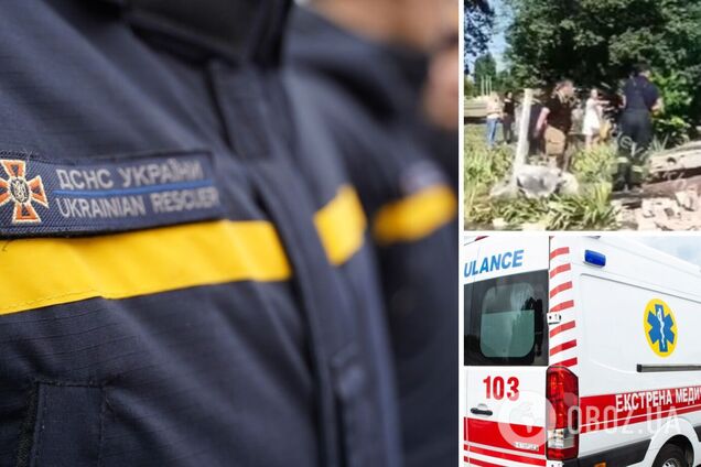 В Херсоне бетонная плита рухнула на мужчину, его чудом удалось спасти. Видео