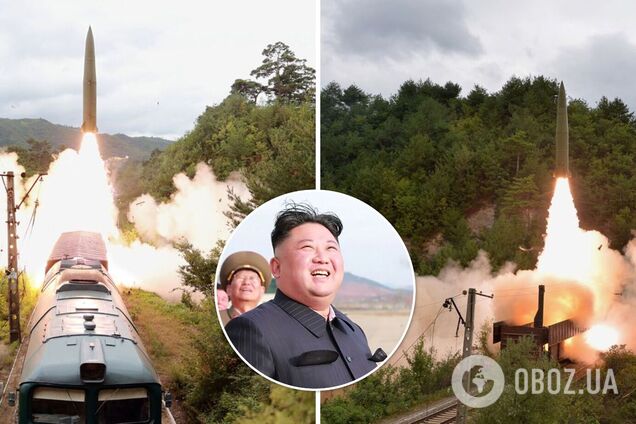 В КНДР запустили баллистические ракеты с поезда. Видео