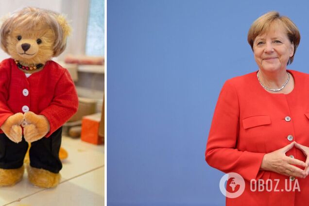 В Германии выпустили партию похожих на Меркель плюшевых медведей. Фото