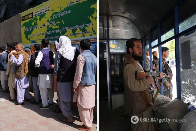 Банки закриті, у людей немає грошей: Афганістан опинився на межі катастрофи після захоплення влади талібами. Фото