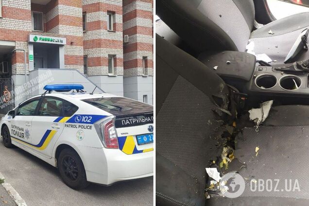У Дніпрі вибухнуло авто біля багатоповерхівки, водій дивом уцілів. Фото