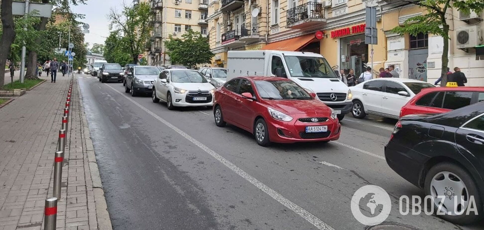 На столичных улицах образовались тянучки