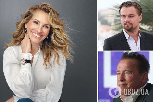 Робертс, Ди Каприо и Шварценеггер: как выглядели голливудские звезды в начале карьеры