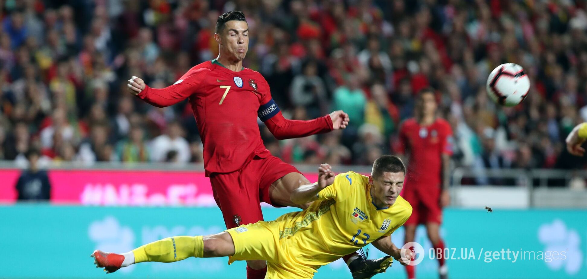 Миколенко проти Роналду в матчі Україна Португалія відбір на Євро-2020