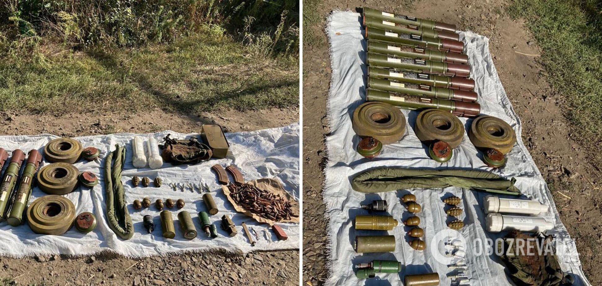 СБУ запобігла диверсії на Донбасі, схрон із вибухівкою знайшли поблизу залізничної станції. Фото