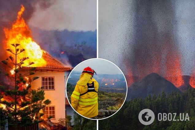 Извержение вулкана на Канарских островах разрушило сотню домов, люди спасаются бегством. Фото и видео