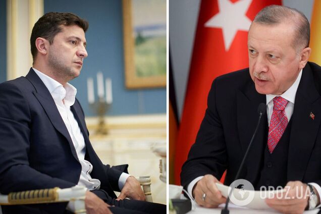 Владимир Зеленский и Реджеп Тайип Эрдоган