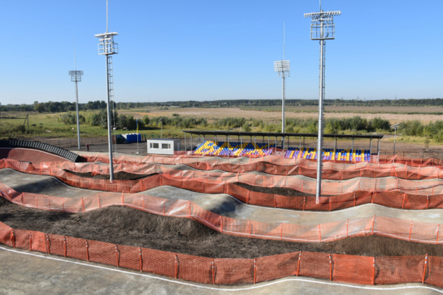 В Лимане завершилось строительство уникального велокомплекса