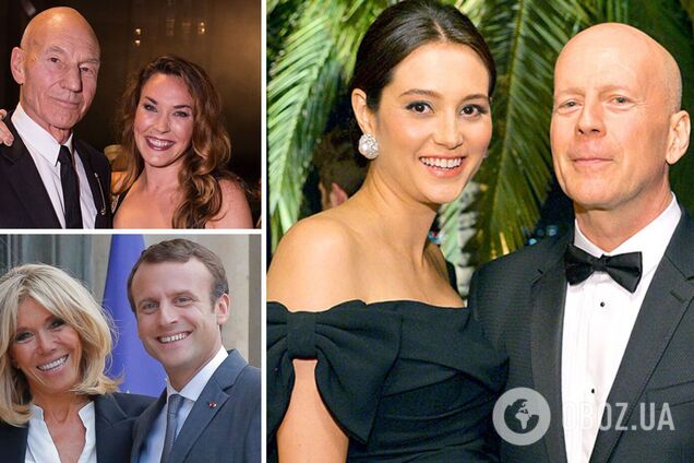 Знаменитості з розривом у віці понад 20 років