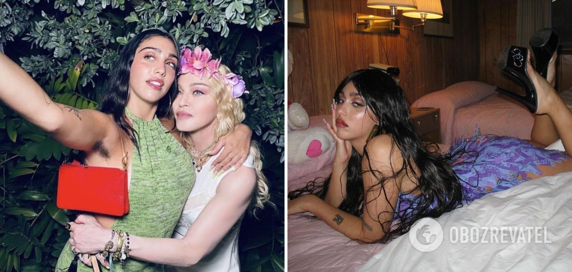 Дочь Мадонны примерила сексуальное латексное белье для показа Рианны. Фото