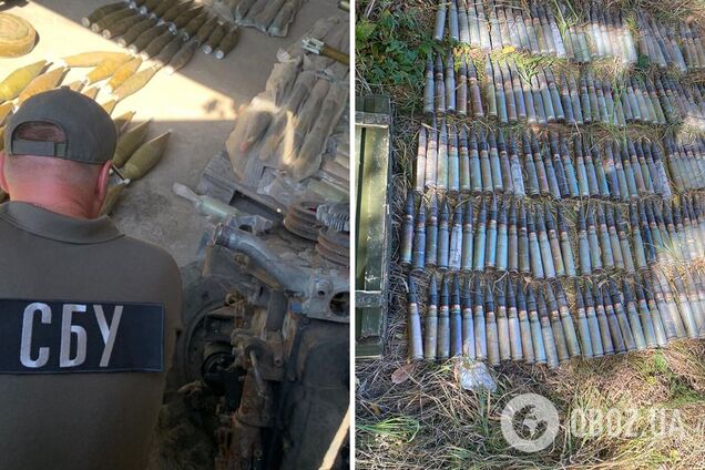 На Донбасі знайшли схрони бойовиків з вибухівкою та мінами: їх могли використовувати для диверсій. Фото