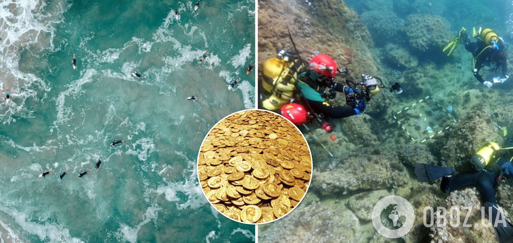 В Испании дайверы обнаружили клад золотых монет на дне моря. Фото