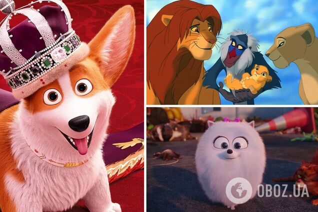 'Королевский корги', 'Король лев', 'Зоотрополис': 7 лучших мультфильмов о животных