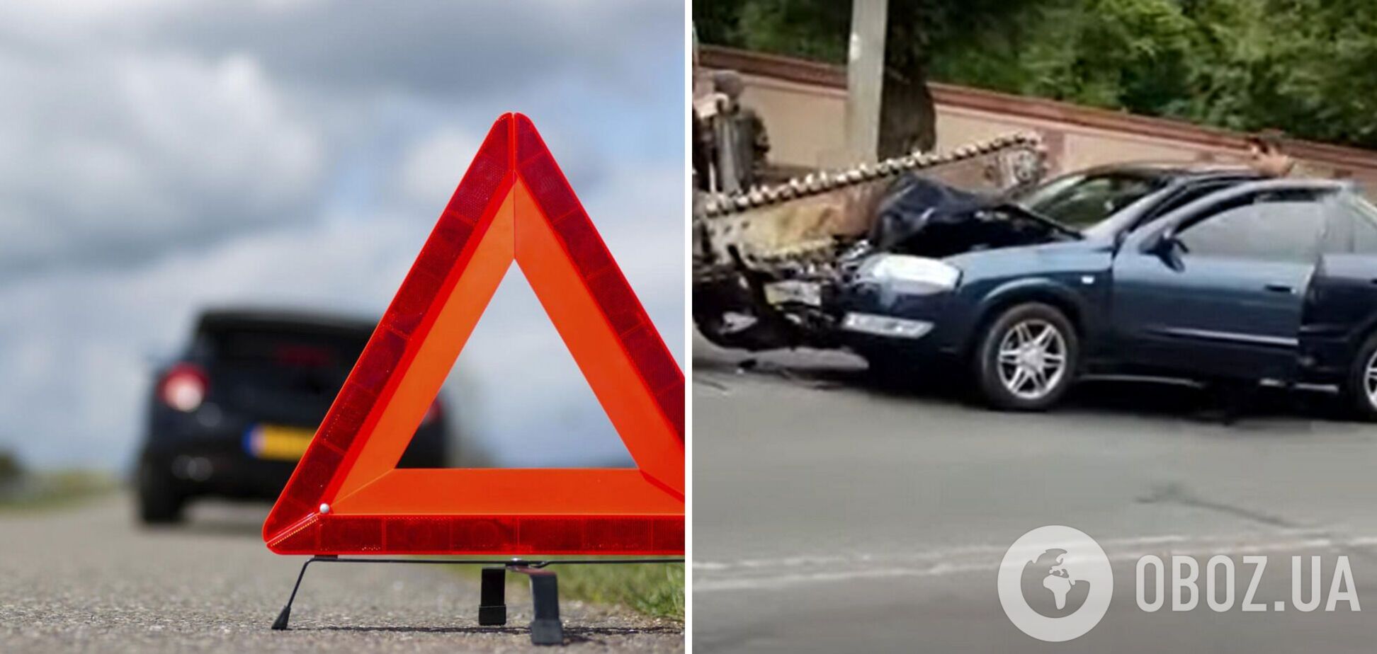 В Одессе авто на дороге попало под пилу трактора: люди чудом не пострадали. Видео