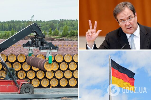 Лашет заявив, що 'Північний потік-2' зупинять, якщо постраждає Україна