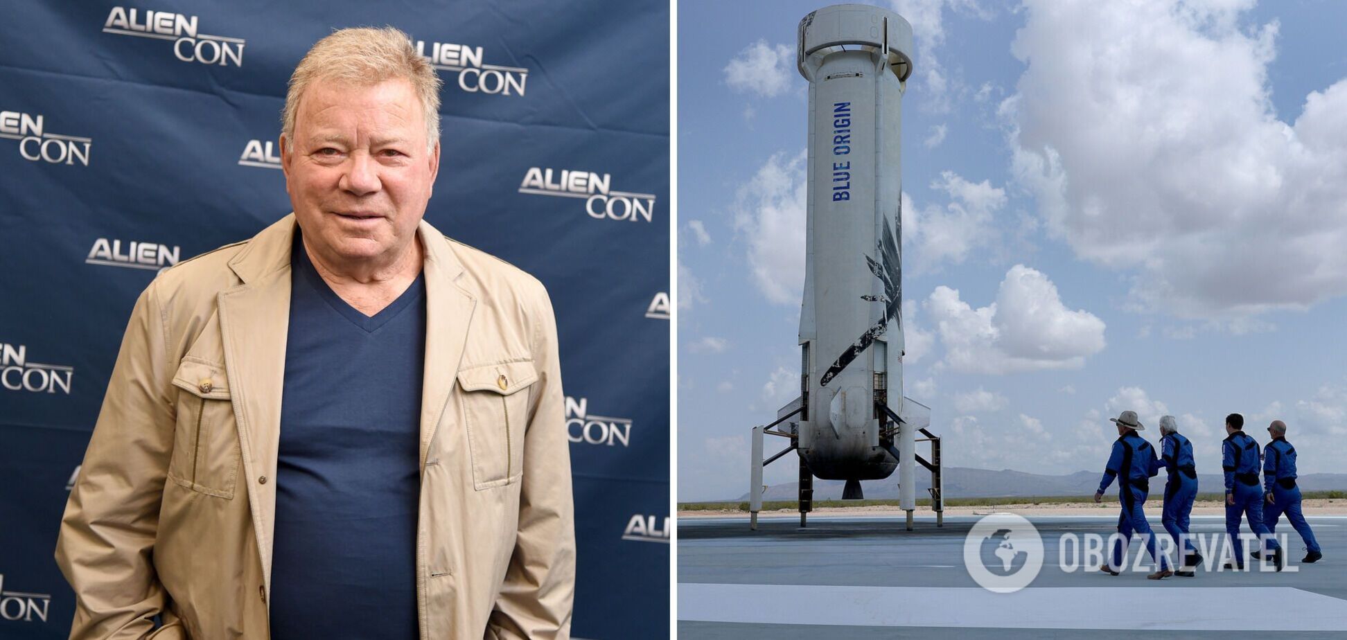 Зірка серіалу 'Зоряний шлях' стане космічним туристом на кораблі Безоса