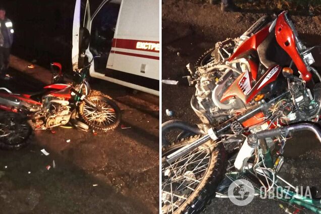 На Київщині 16-річний мотоцикліст збив велосипедистку: жінка померла в лікарні. Фото