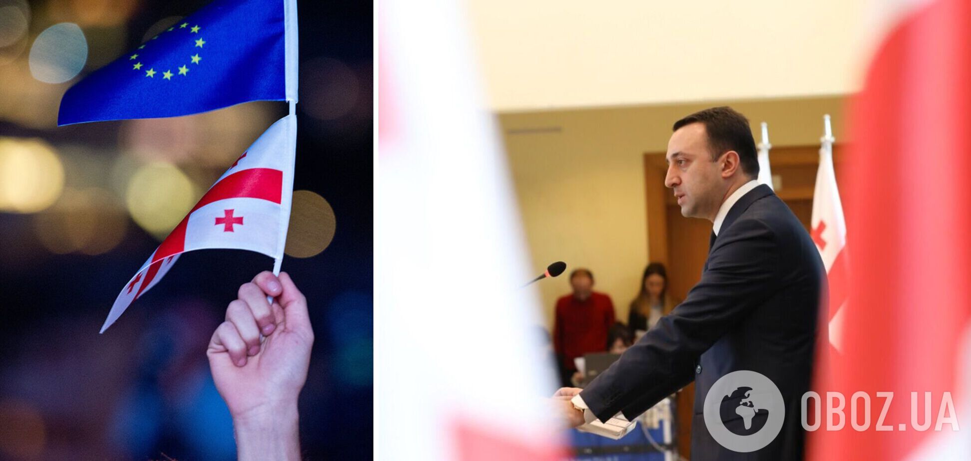 Прем’єр Грузії образив Зеленського та інших українських політиків, які підтримали протести проти впливу РФ