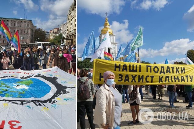 У Києві влаштували масштабний кліматичний марш. Фото