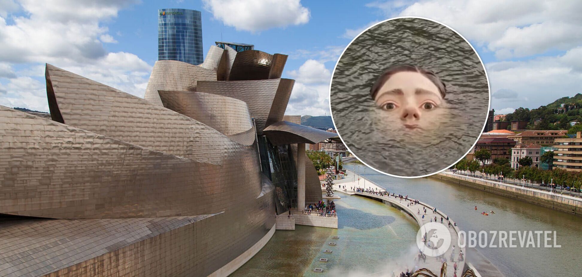 В Іспанії обличчя дівчини, що тоне в річці, налякало місцевих жителів. Фото і відео