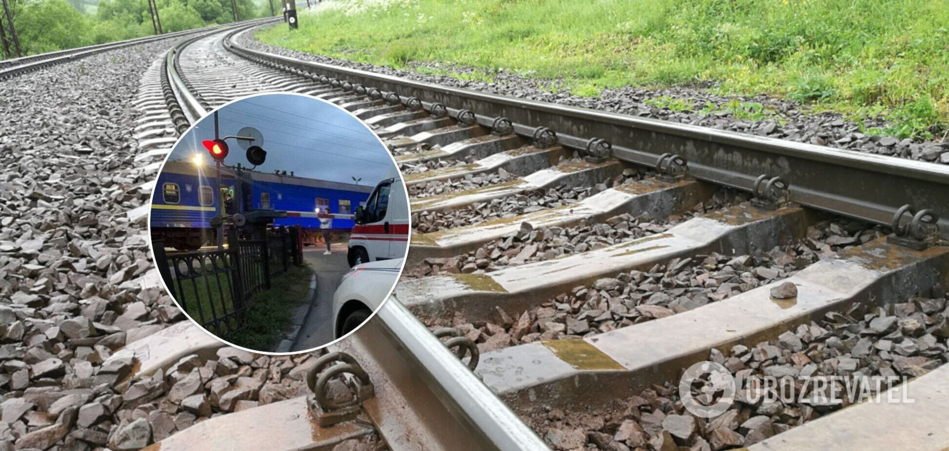 В Киеве мужчину сбил поезд