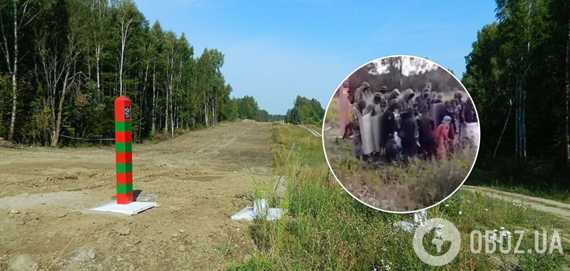 Белорусские пограничники силой выгоняли мигрантов в Литву: все попало на видео