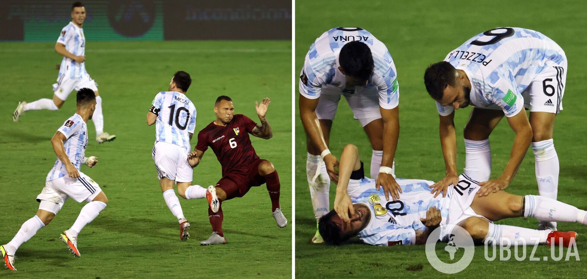 Мессі мало не зламали ногу