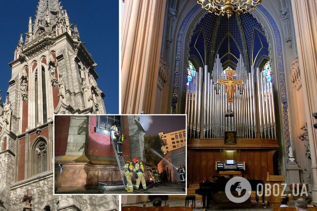 В Николаевском костеле сгорел орган