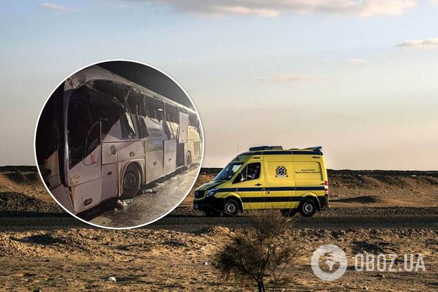 У Єгипті в ДТП потрапив автобус, який прямував із Шарм-еш-Шейха до Каїра: загинули 12 осіб. Фото