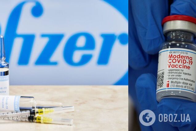Вакцина от коронавируса Pfizer и Moderna