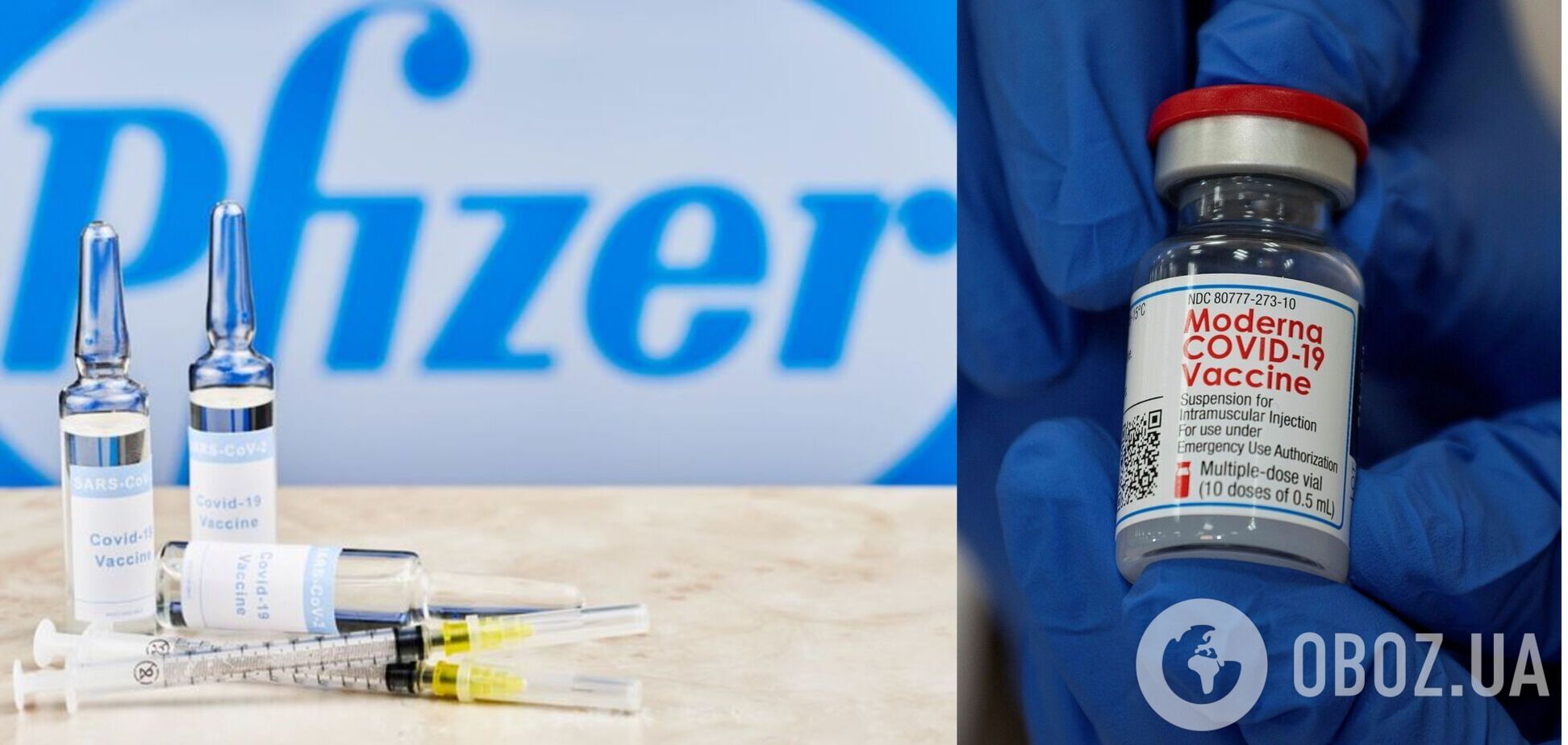 Вакцина від коронавірусу Pfizer і Moderna