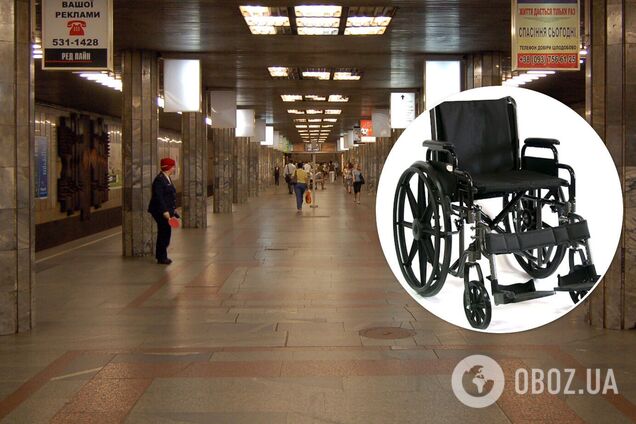 В метро Киева не пропускали мужчину в инвалидной коляске: появилась реакция метрополитена. Видео