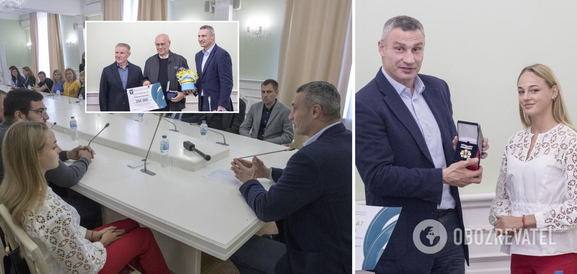 Кличко нагородив киян-призерів Олімпійських ігор у Токіо