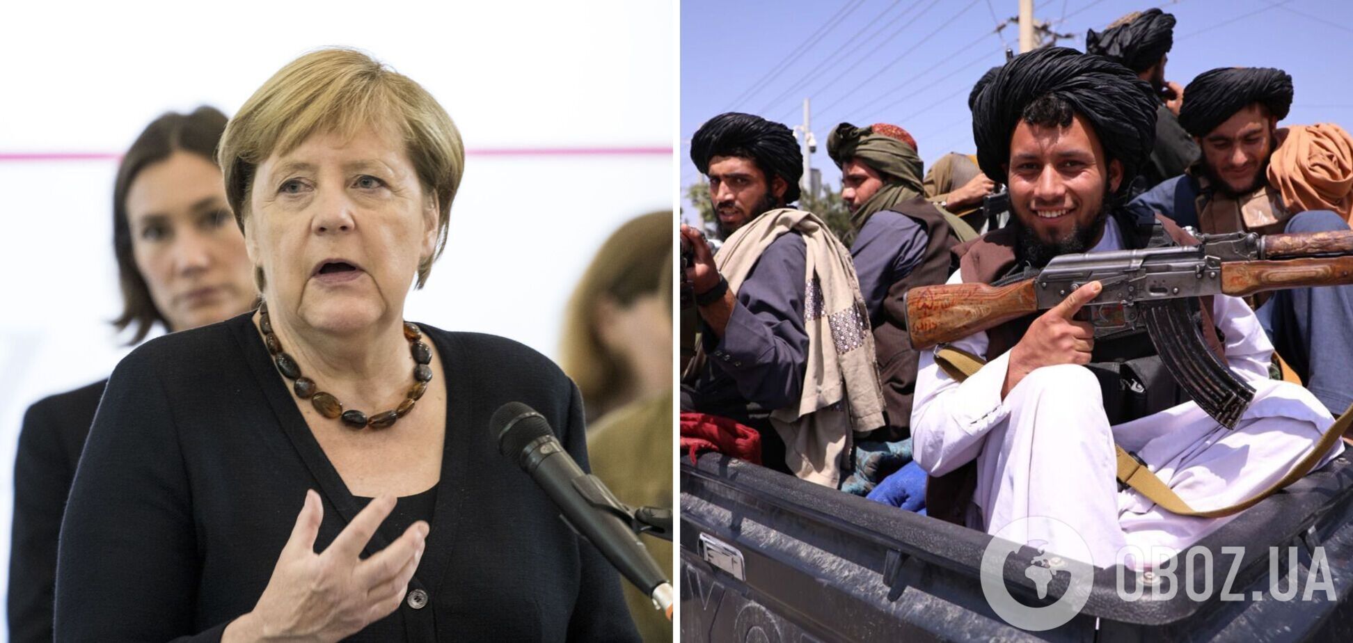  Меркель выступила за начало переговоров с 'Талибаном'