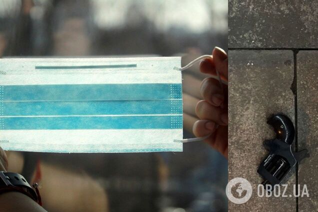 Один покупатель сделал замечание другому за отсутствие защитной маски