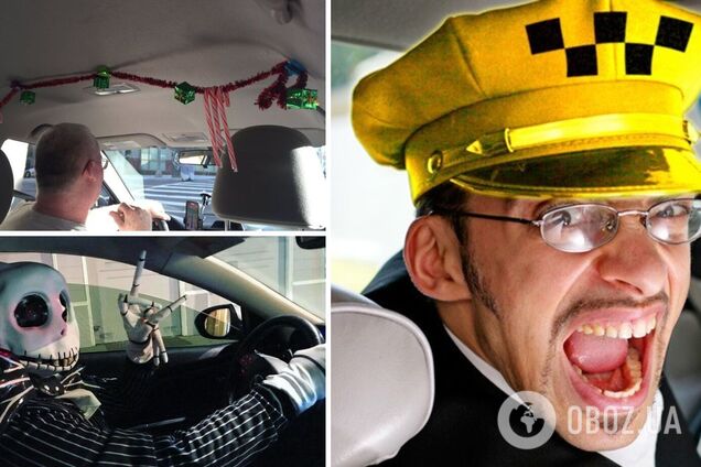 Таксисты украшают автомобили на праздники