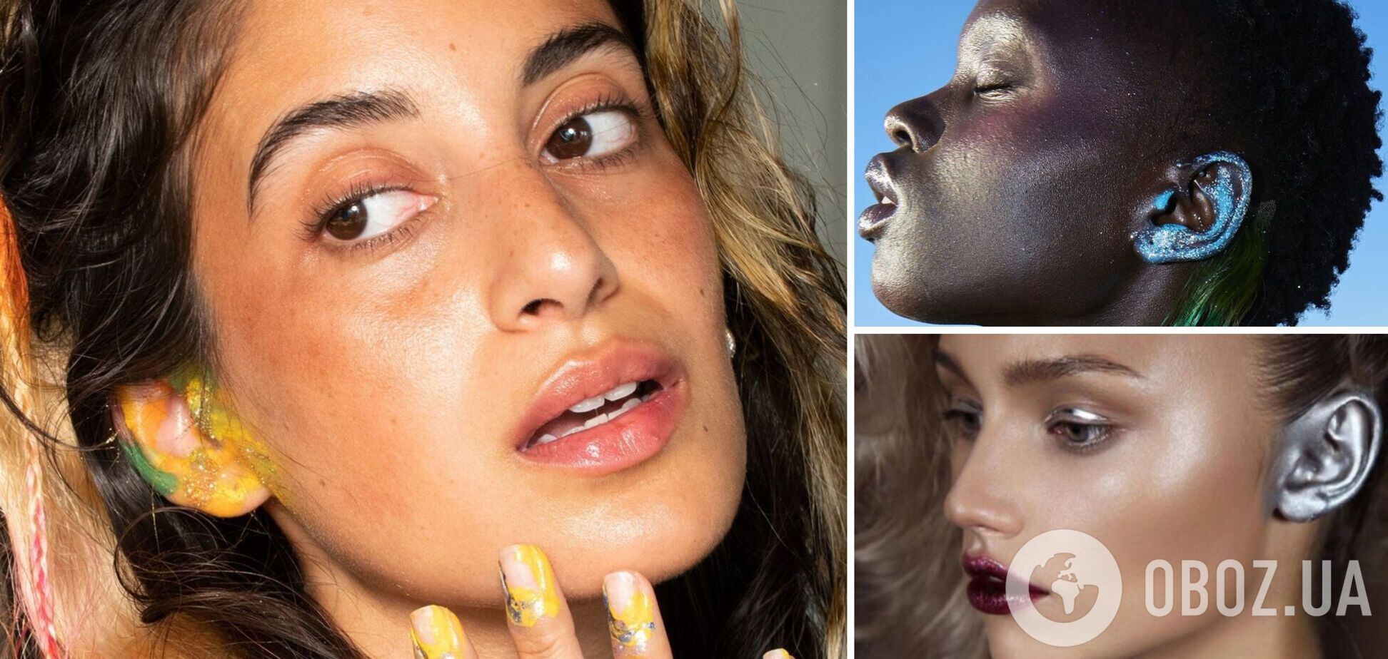 В сети появился новый тренд: модели начали красить уши. Фото