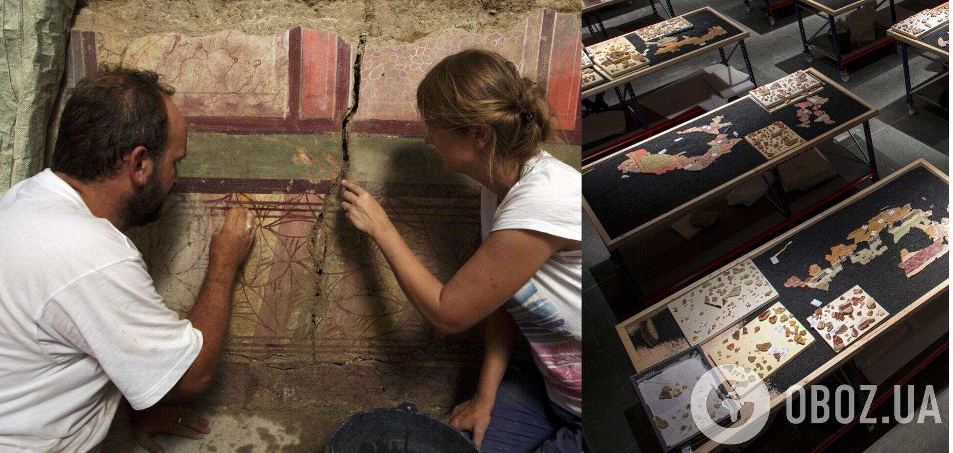 Во Франции обнаружили настенные фрески, которым больше 2 тыс. лет. Фото