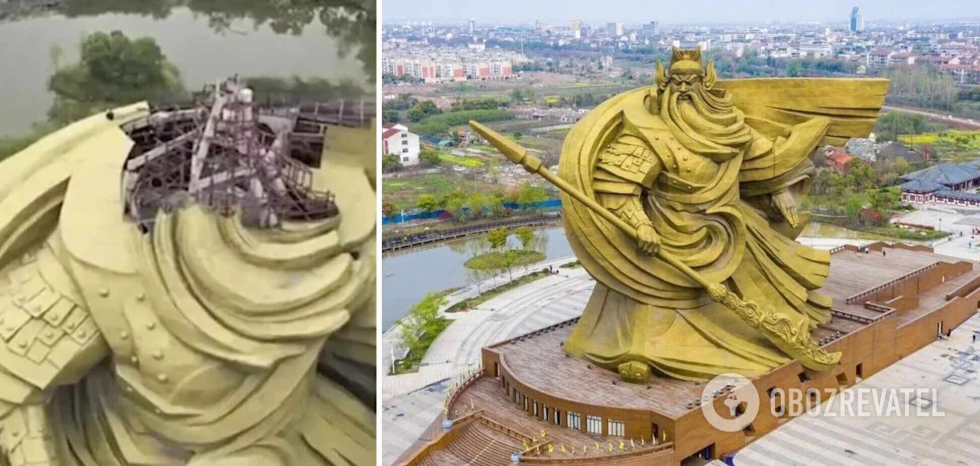 Статую построили в 2016 году