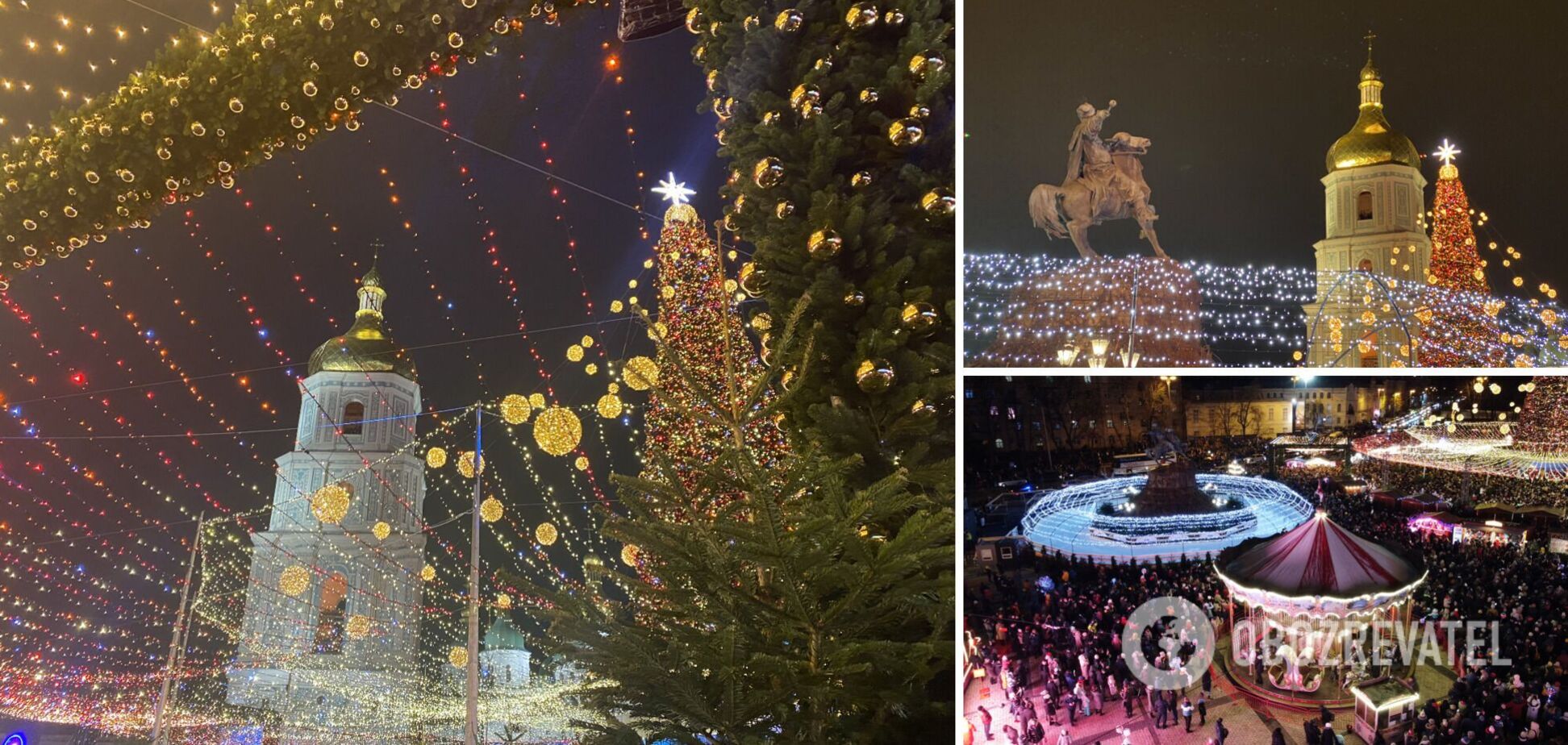 Тысячи людей встретили Новый год на Софийской площади в Киеве: чем уникально было празднование. Фото и видео