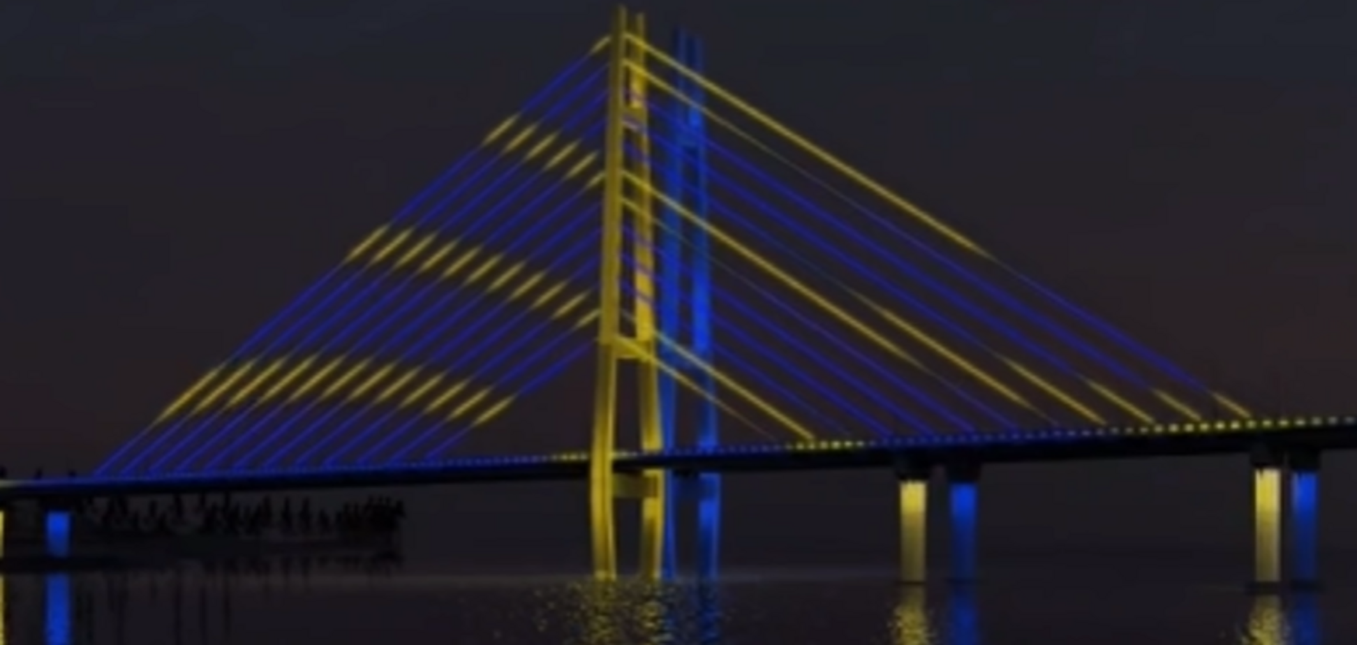 Благодаря 'Большой стройке' в Запорожье через несколько дней 'засияет' новый вантовый мост
