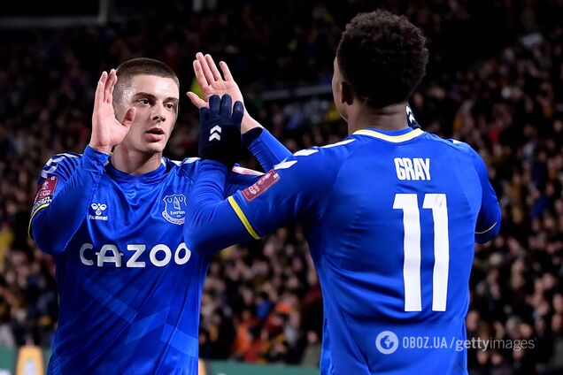 Миколенко розповів про свій дебют за 'Евертон'