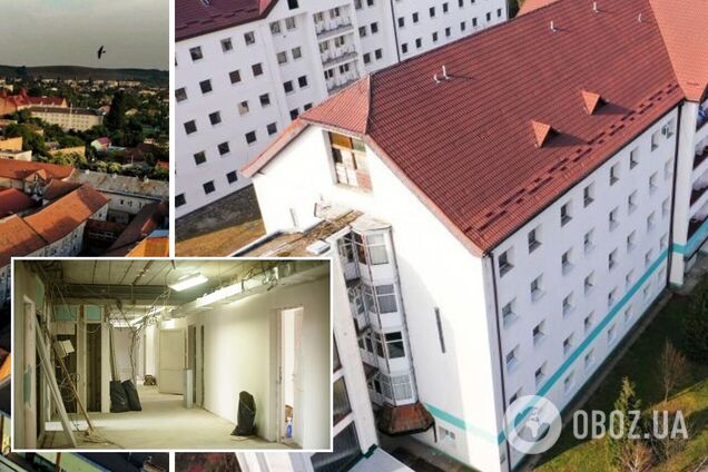 На Закарпатье достраивают районную больницу в Берегово. Фото