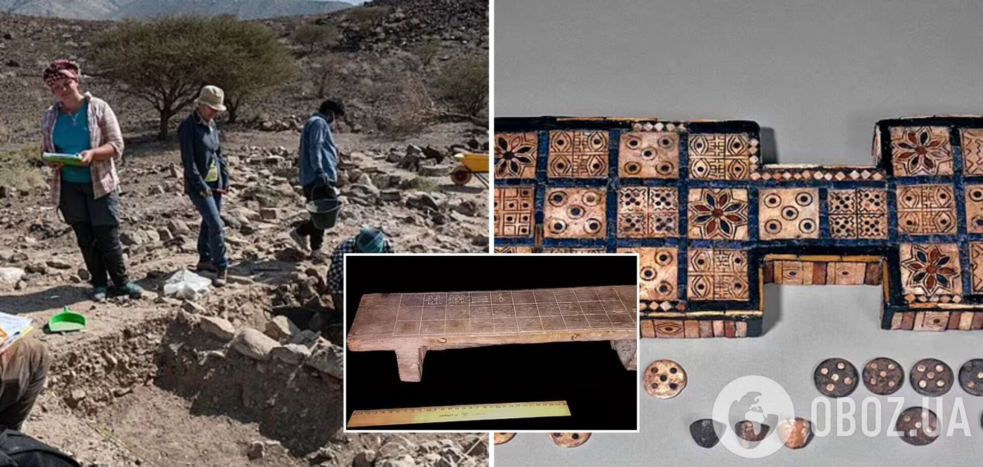 Археологи обнаружили в пустыне Омана настольную игру, которой 4 тыс. лет. Фото