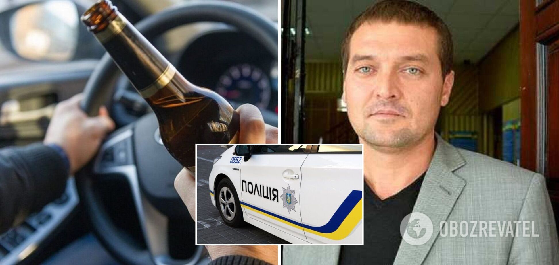 В Черновцах одесский полицейский попался пьяным за рулем