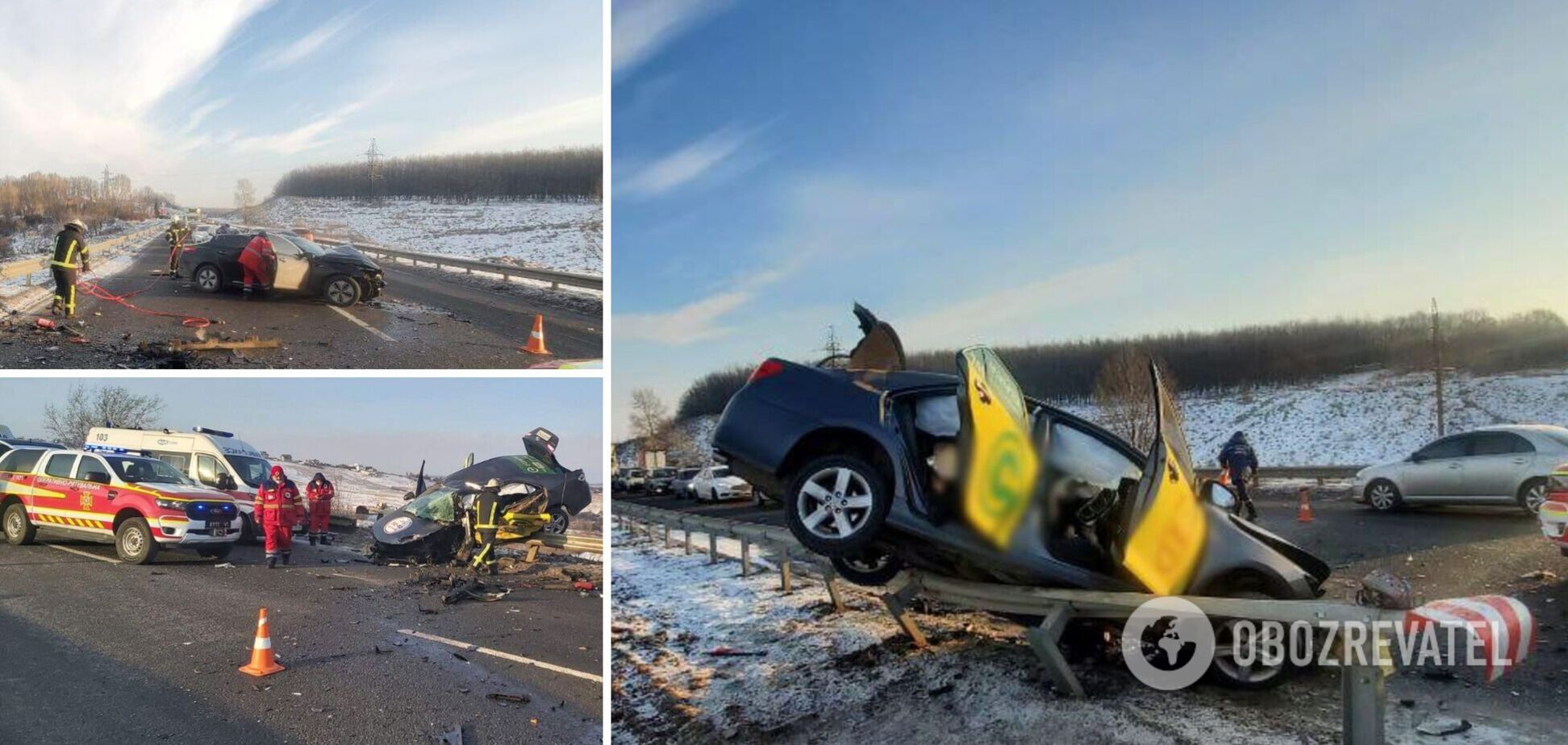 На Харьковщине столкнулись КIA и Toyota: погибли три человека, двое детей пострадали