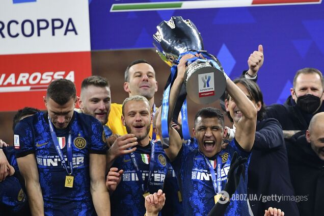 'Интер' устроил пляски в раздевалке после победы над 'Ювентусом' в Суперкубке Италии