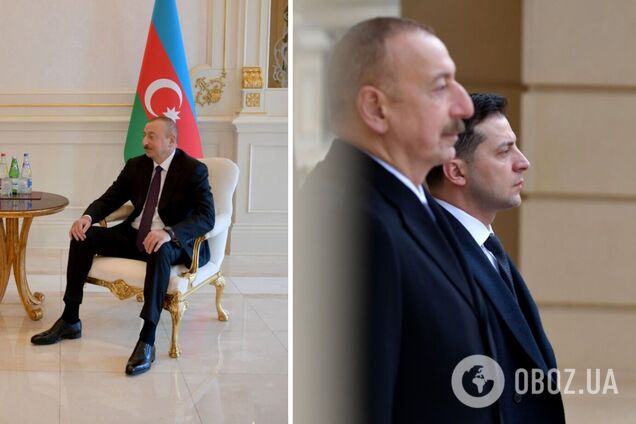 Зеленский встретился с Алиевым в Киеве