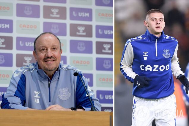 'Особенно, если из Украины...' Тренер 'Эвертона' признался, что его впечатлил Миколенко