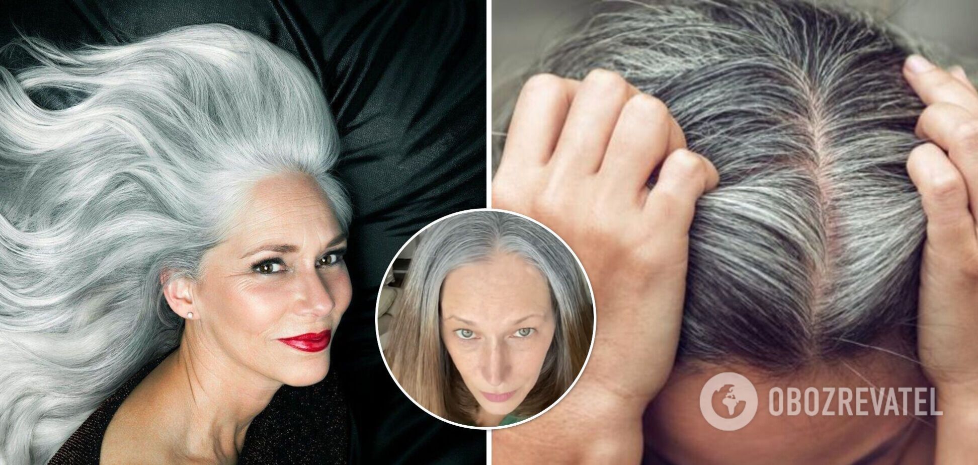 Жінка перестала зафарбовувати сивину та постаріла на 30 років. Вірусне відео